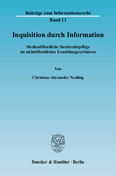 Inquisition durch Information Inquisition durch Information