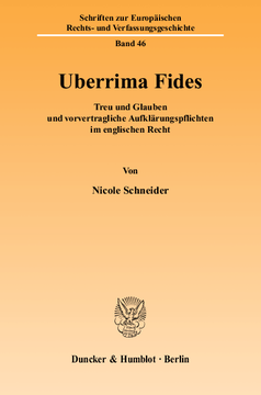 Uberrima Fides Uberrima Fides