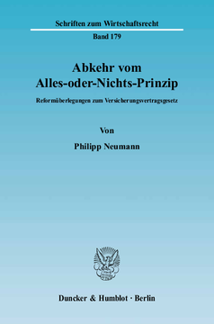 Abkehr vom Alles-oder-Nichts-Prinzip Abkehr vom Alles-oder-Nichts-Prinzip