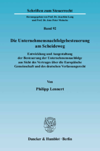 Die Unternehmensnachfolgebesteuerung am Scheideweg