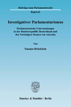 Investigativer Parlamentarismus Investigativer Parlamentarismus