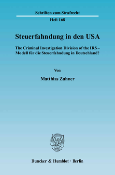 Steuerfahndung in den USA Steuerfahndung in den USA