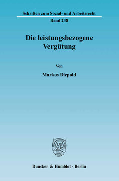 Die leistungsbezogene Vergütung Die leistungsbezogene Vergütung