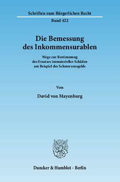 Die Bemessung des Inkommensurablen Die Bemessung des Inkommensurablen