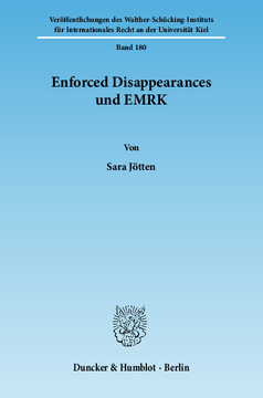Enforced Disappearances und EMRK Enforced Disappearances und EMRK