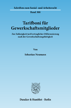 Tarifboni für Gewerkschaftsmitglieder Tarifboni für Gewerkschaftsmitglieder