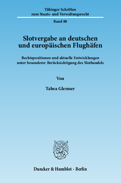 Slotvergabe an deutschen und europäischen Flughäfen Slotvergabe an deutschen und europäischen Flughäfen
