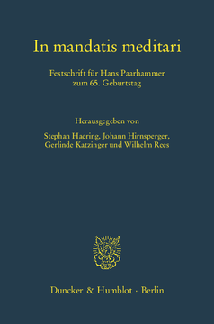 In mandatis meditari In mandatis meditari