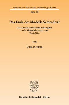 Das Ende des Modells Schweden? Das Ende des Modells Schweden?