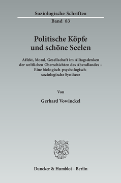Politische Köpfe und schöne Seelen Politische Köpfe und schöne Seelen