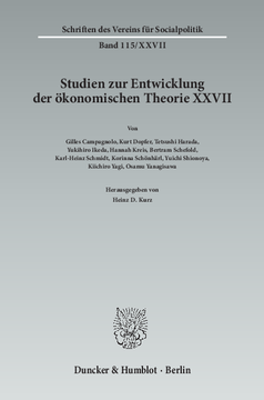 Der Einfluss deutschsprachigen wirtschaftswissenschaftlichen Denkens in Japan Der Einfluss deutschsprachigen wirtschaftswissenschaftlichen Denkens in Japan