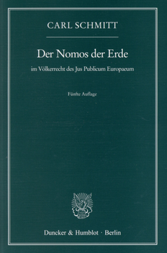 Der Nomos der Erde Der Nomos der Erde