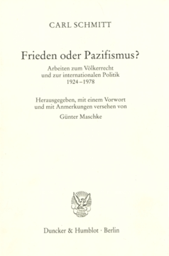 Frieden oder Pazifismus? Frieden oder Pazifismus?