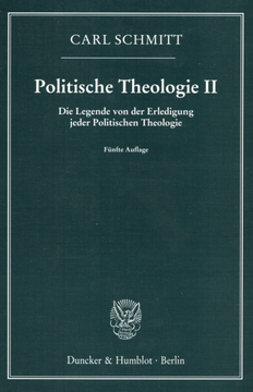 Politische Theologie II Politische Theologie II