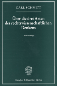 Über die drei Arten des rechtswissenschaftlichen Denkens
