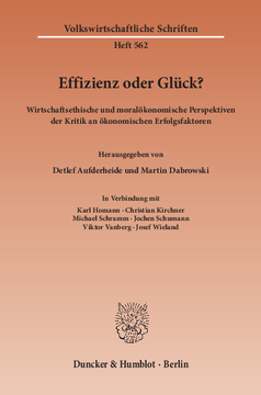 Effizienz oder Glück? Effizienz oder Glück?