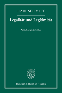 Legalität und Legitimität Legalität und Legitimität