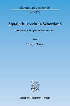 Aquakulturrecht in Schottland Aquakulturrecht in Schottland