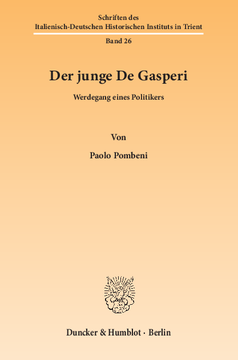 Der junge De Gasperi Der junge De Gasperi