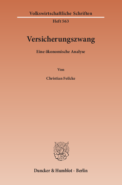 Versicherungszwang Versicherungszwang