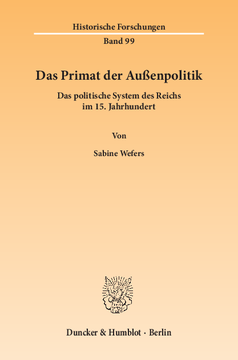 Das Primat der Außenpolitik Das Primat der Außenpolitik