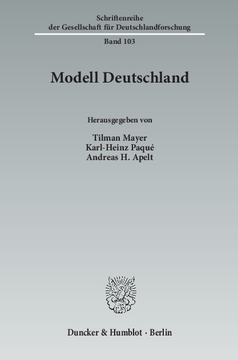Modell Deutschland Modell Deutschland