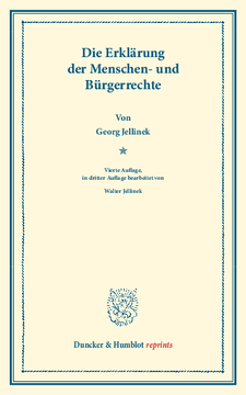 Die Erklärung der Menschen- und Bürgerrechte Die Erklärung der Menschen- und Bürgerrechte