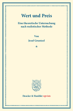 Wert und Preis Wert und Preis