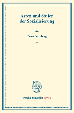 Arten und Stufen der Sozialisierung Arten und Stufen der Sozialisierung