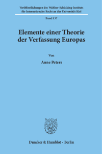 Elemente einer Theorie der Verfassung Europas