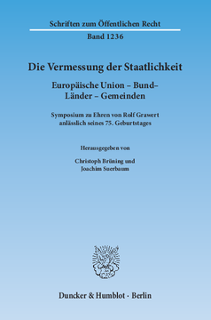 Die Vermessung der Staatlichkeit Die Vermessung der Staatlichkeit