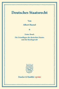 Deutsches Staatsrecht Deutsches Staatsrecht