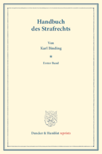 Handbuch des Strafrechts