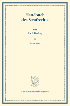 Handbuch des Strafrechts Handbuch des Strafrechts