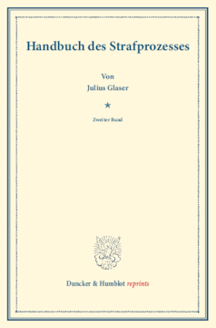 Handbuch des Strafprozesses Handbuch des Strafprozesses