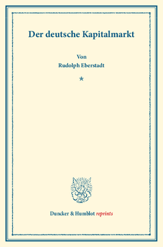 Der deutsche Kapitalmarkt Der deutsche Kapitalmarkt