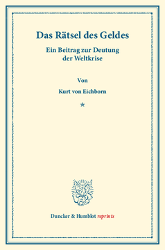 Das Rätsel des Geldes Das Rätsel des Geldes