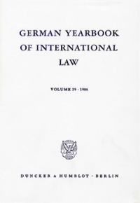 German Yearbook of International Law / Jahrbuch für Internationales Recht