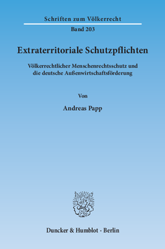 Extraterritoriale Schutzpflichten Extraterritoriale Schutzpflichten