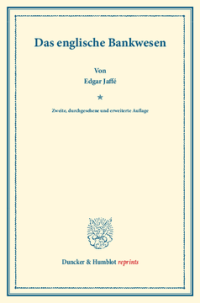 Das englische Bankwesen