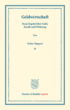 Geldwirtschaft Geldwirtschaft