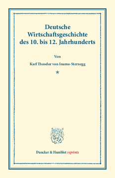 Deutsche Wirtschaftsgeschichte Deutsche Wirtschaftsgeschichte