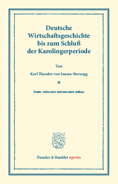 Deutsche Wirtschaftsgeschichte Deutsche Wirtschaftsgeschichte