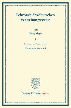Lehrbuch des deutschen Verwaltungsrechts Lehrbuch des deutschen Verwaltungsrechts