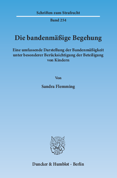 Die bandenmäßige Begehung Die bandenmäßige Begehung