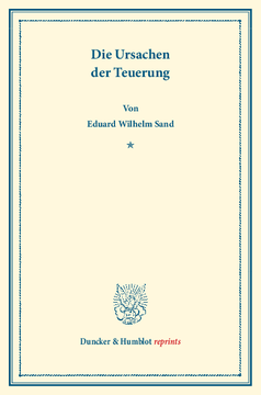 Die Ursachen der Teuerung Die Ursachen der Teuerung