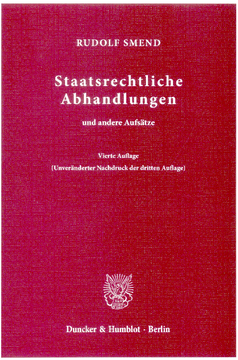 Staatsrechtliche Abhandlungen Staatsrechtliche Abhandlungen