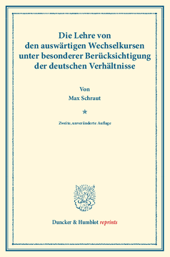 Die Lehre von den auswärtigen Wechselkursen Die Lehre von den auswärtigen Wechselkursen