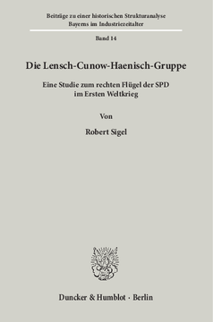 Die Lensch-Cunow-Haenisch-Gruppe Die Lensch-Cunow-Haenisch-Gruppe