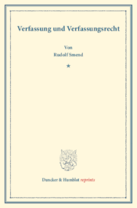 Verfassung und Verfassungsrecht